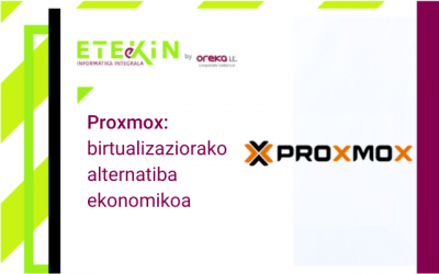 Proxmox, birtualizaziorako alternatiba ekonomikoa