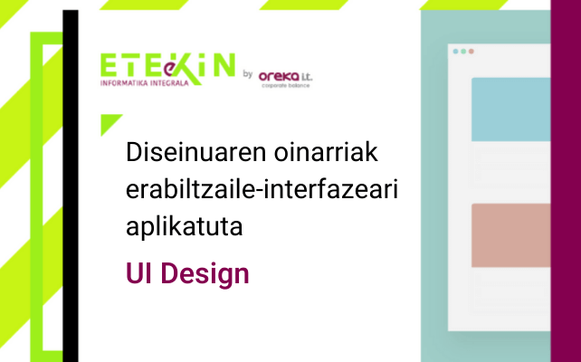 Diseinuaren oinarriak erabiltzaile-interfazeari aplikatuta – UI Design