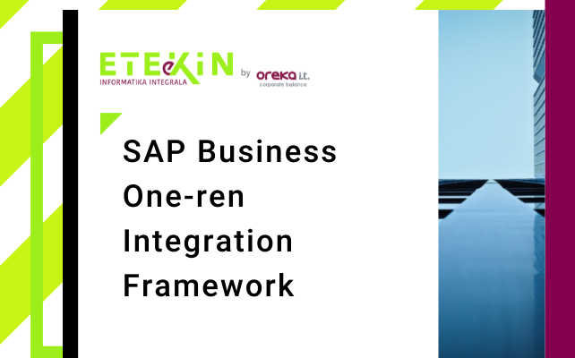 SAP Business One-ren Integration Framework